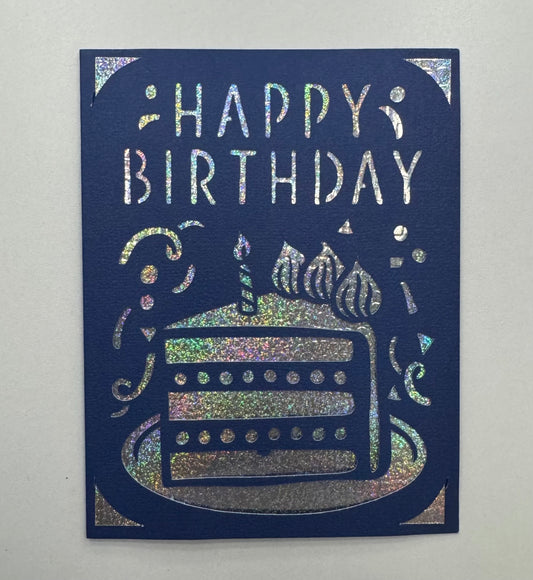 Birthday Card - Cake